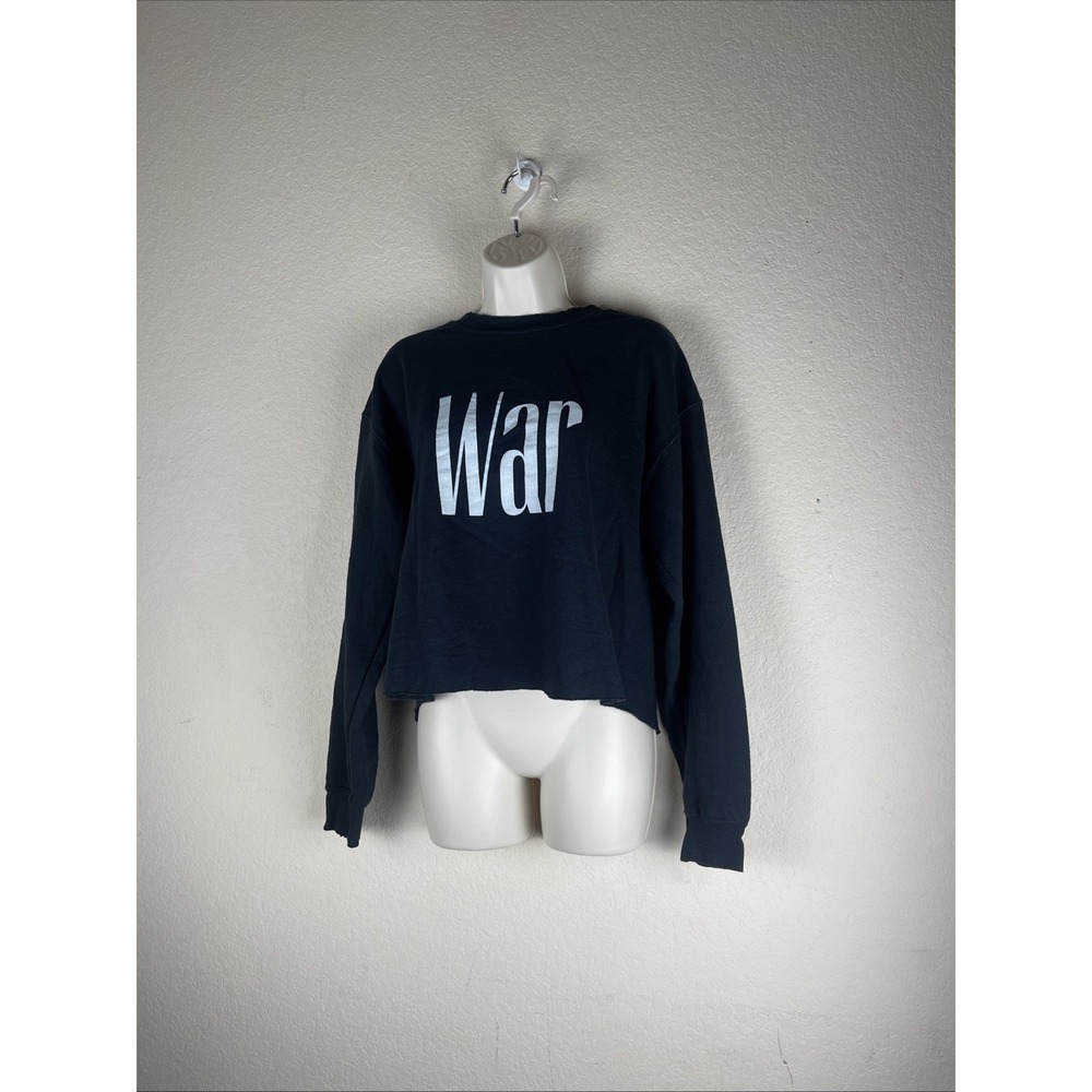 Schedule I Large War & Leisure Cropped Sweatshirt Size m